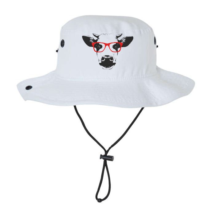 Portrait of Cow with glasses Legacy Cool Fit Booney Bucket Hat