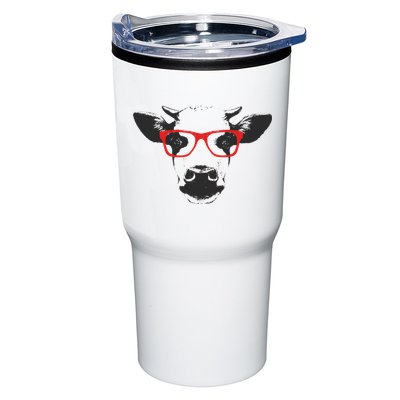 Portrait of Cow with glasses Tumbler