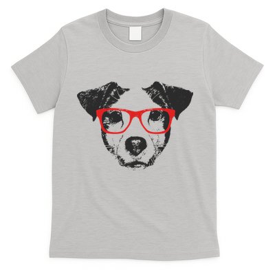Portrait of Jack Russell with glasses T-Shirt
