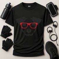 Portrait of Jack Russell with glasses Cooling Performance Crew T-Shirt