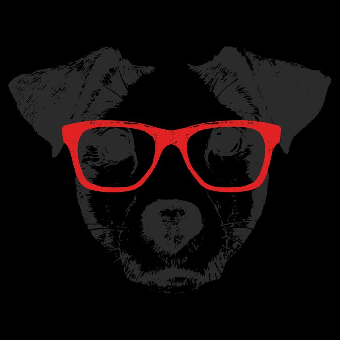 Portrait of Jack Russell with glasses Cooling Performance Crew T-Shirt
