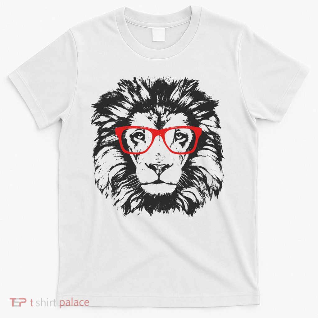 Portrait of Lion with glasses T-Shirt