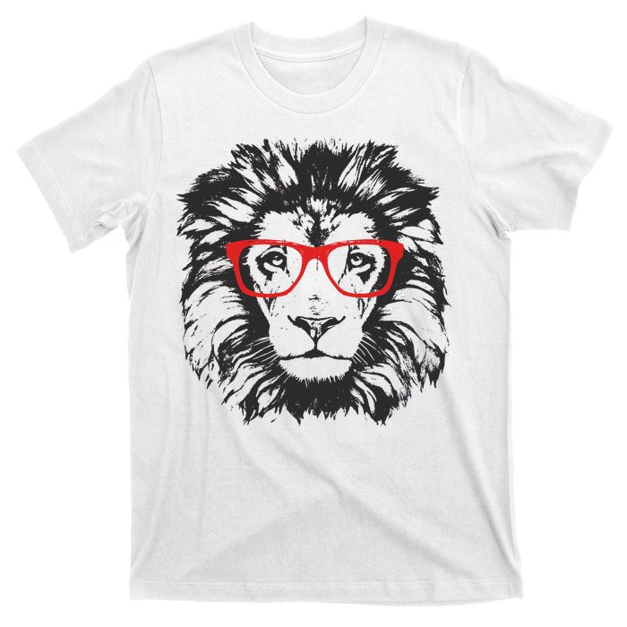 Portrait of Lion with glasses T-Shirt