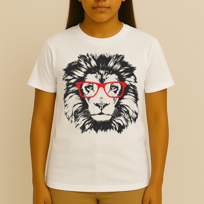 Portrait of Lion with glasses T-Shirt