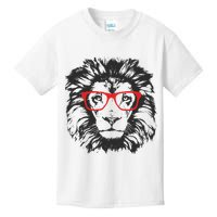 Portrait of Lion with glasses Kids T-Shirt