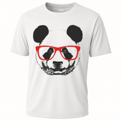 Portrait of Panda with glasses Performance Shirt