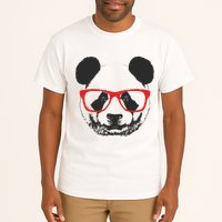 Portrait of Panda with glasses Tall T-Shirt
