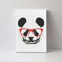 Portrait of Panda with glasses Canvas