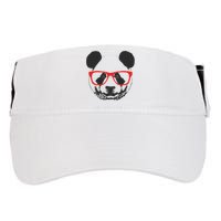 Portrait of Panda with glasses Adult Drive Performance Visor