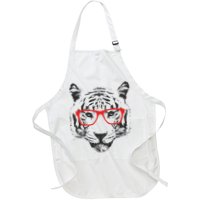 Portrait of Tiger With Glasses Apron