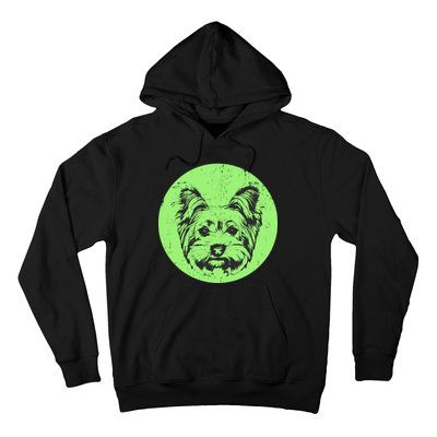 Portrait of Yorkshire Terrier Dog Hoodie