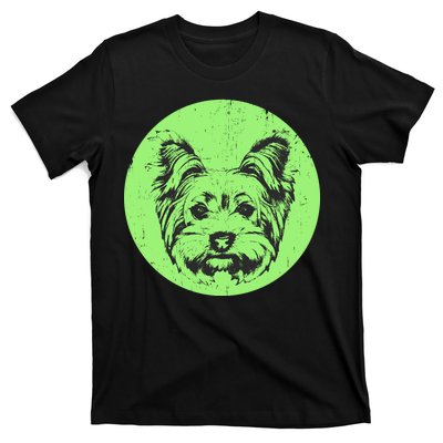 Portrait of Yorkshire Terrier Dog T-Shirt