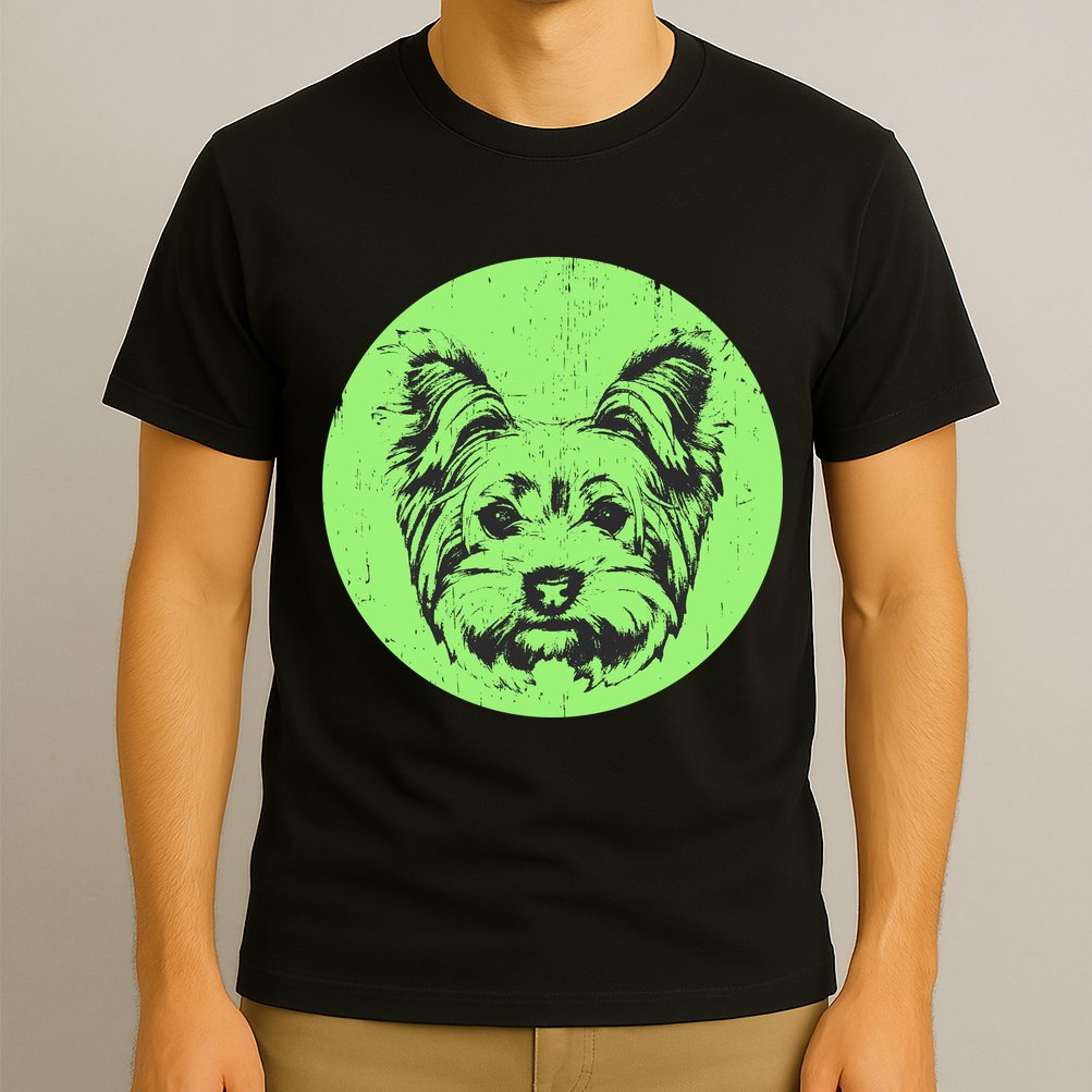 Portrait of Yorkshire Terrier Dog T-Shirt