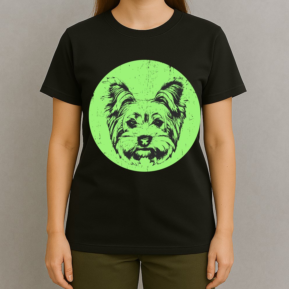 Portrait of Yorkshire Terrier Dog T-Shirt