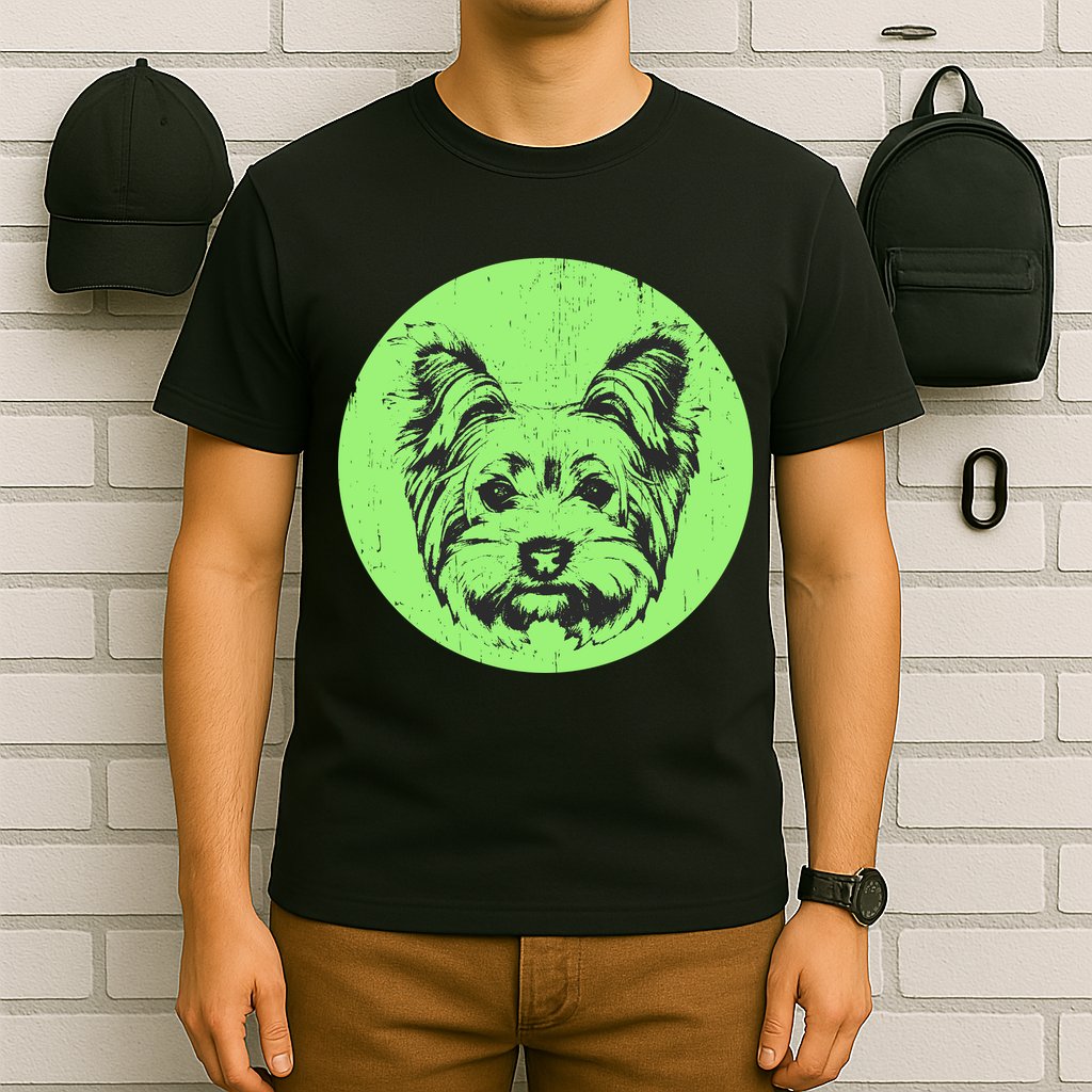 Portrait of Yorkshire Terrier Dog T-Shirt