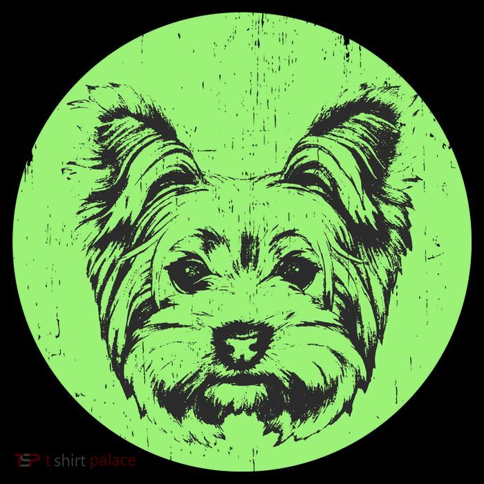 Portrait of Yorkshire Terrier Dog Sustainable Bucket Hat