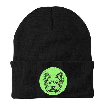 Portrait of Yorkshire Terrier Dog Beanie