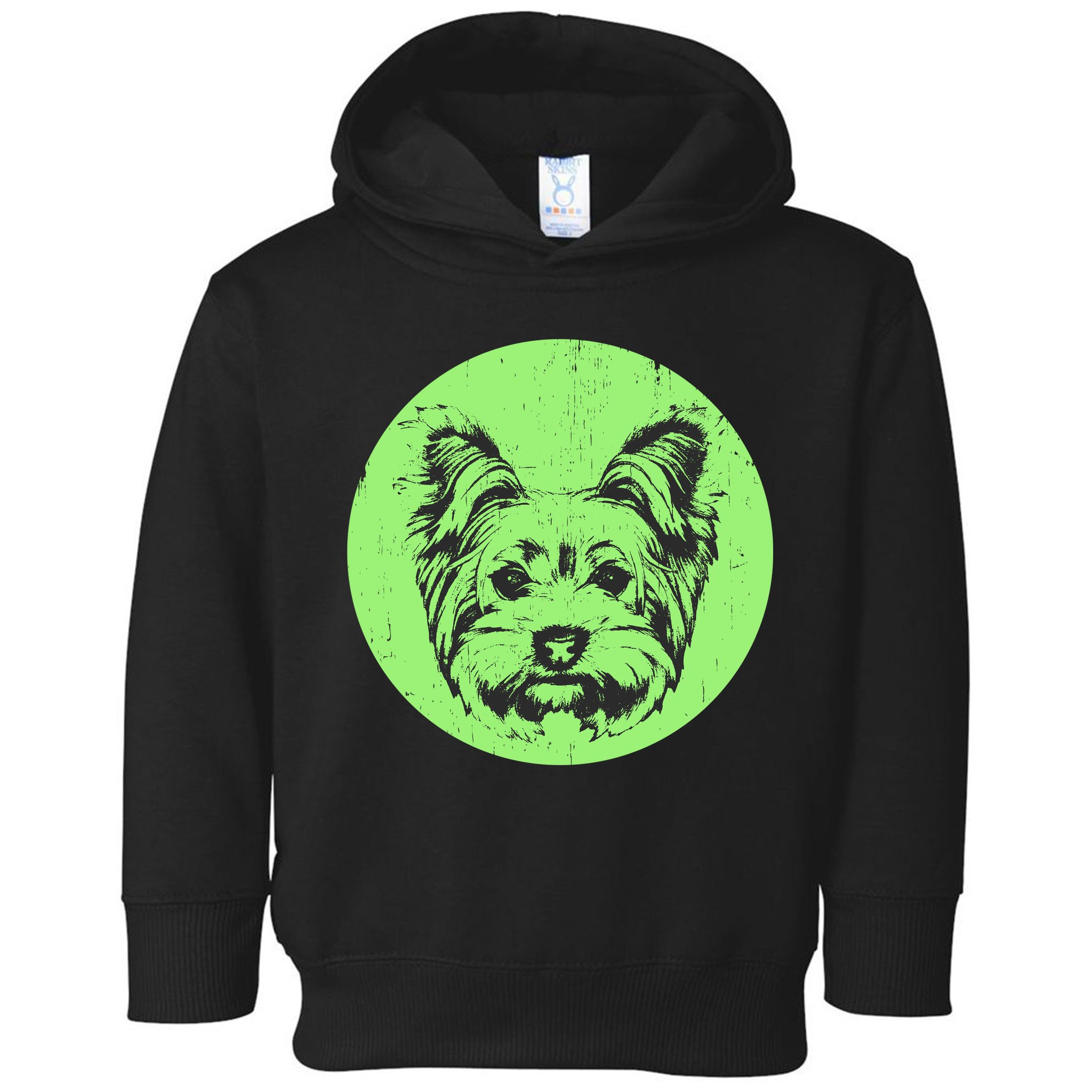 Portrait of Yorkshire Terrier Dog Toddler Hoodie