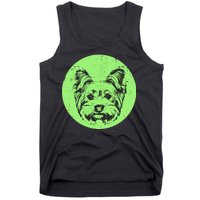 Portrait of Yorkshire Terrier Dog Tank Top