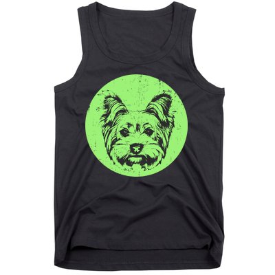 Portrait of Yorkshire Terrier Dog Tank Top