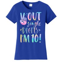 Peace Out Single Digits I'm 10 Year Old 10th Birthday Girl Women's T-Shirt