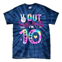 Peace Out Single Digits IM 10 Year Old 10th Birthday Tie-Dye T-Shirt