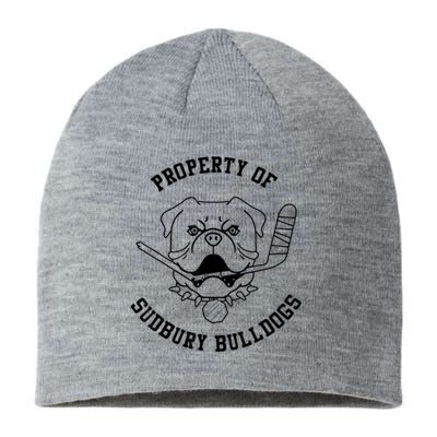 Property Of Sudbury Bulldog Funny Sustainable Beanie