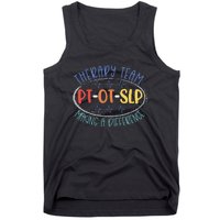 Pt Ot Slp Therapy Team Making A Difference Rehab Week Month Tank Top