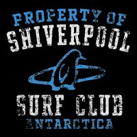 Property Of Shiverpool Surf Club Antarctica 16 in Basic Backpack