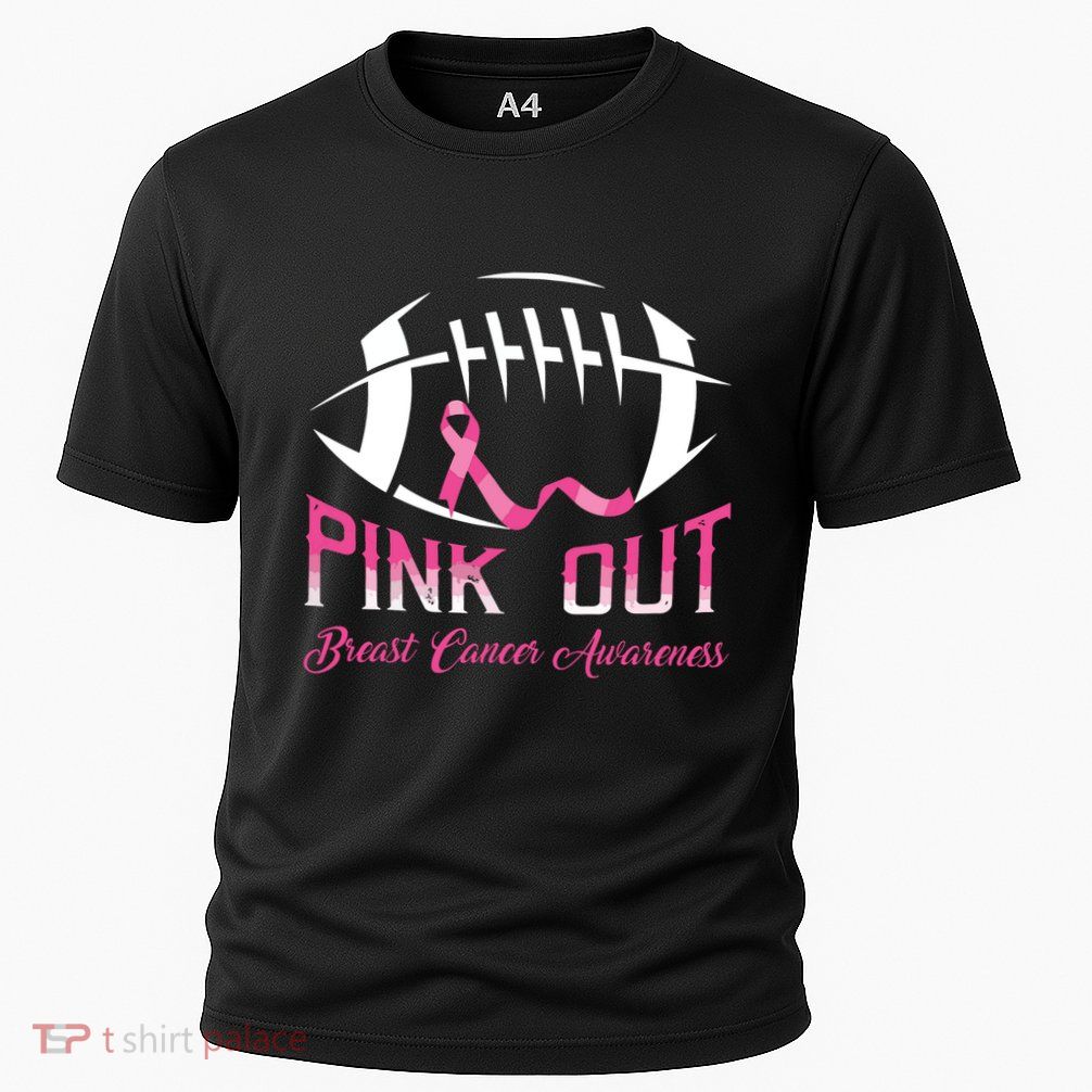 Pink Out Shirts Breast Cancer Football Performance Shirt