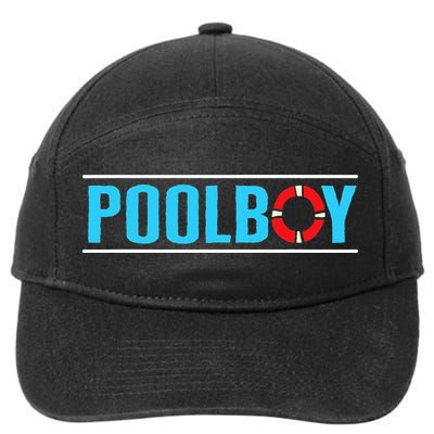 Pool outdoor swimming pool 7-Panel Snapback Hat