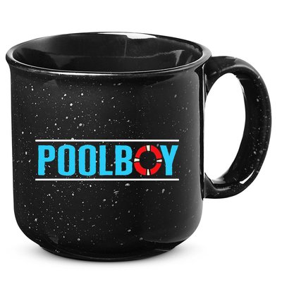 Pool outdoor swimming pool 15oz Campfire Ceramic Mug