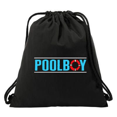 Pool outdoor swimming pool Drawstring Bag