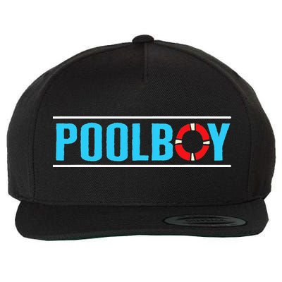 Pool outdoor swimming pool Wool Snapback Cap