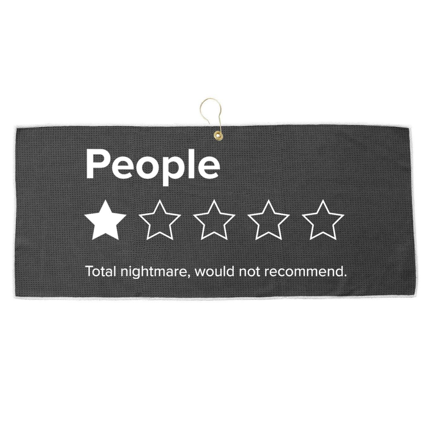 People One Star Total Nightmare Would Not Recommend Large Microfiber Waffle Golf Towel