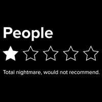 People One Star Total Nightmare Would Not Recommend Poster