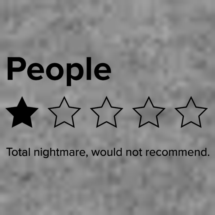 People One Star Total Nightmare Would Not Recommend Hoodie