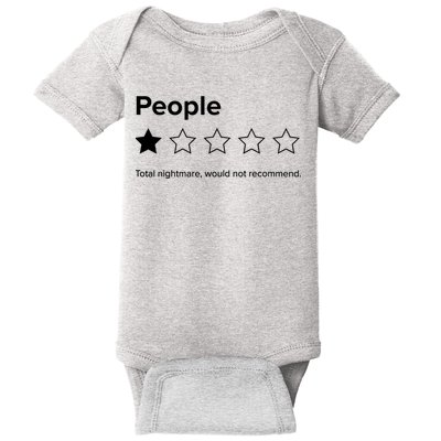 People One Star Total Nightmare Would Not Recommend Baby Bodysuit
