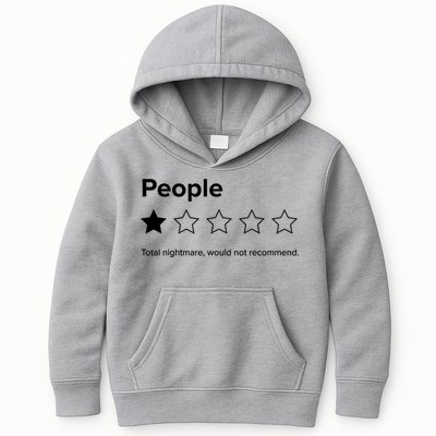 People One Star Total Nightmare Would Not Recommend Kids Hoodie