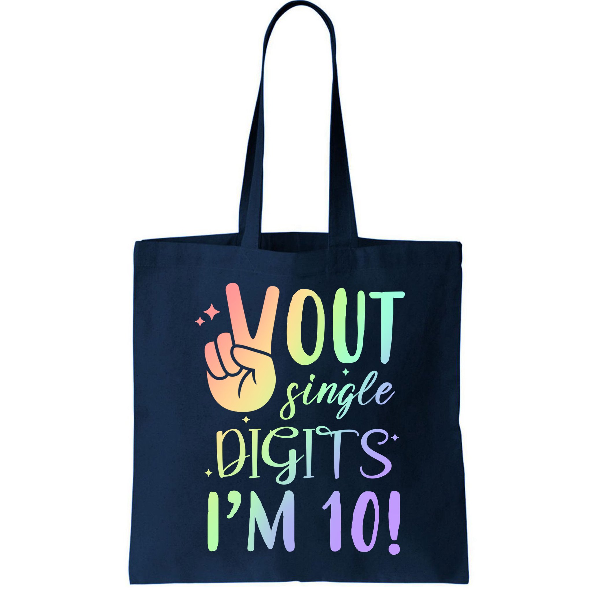 Peace Out Single Digits I'm 10 Birthday Gift Bag