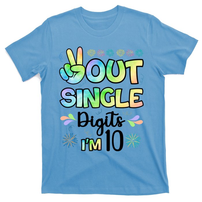 Peace Out Single Digits I'm 10 Cute Gift T-Shirt