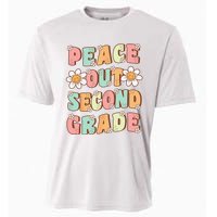 Peace Out Second Grade Groovy Last Day of 2nd Grade Cooling Performance Crew T-Shirt