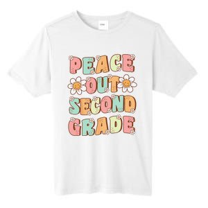 Peace Out Second Grade Groovy Last Day of 2nd Grade Tall Fusion ChromaSoft Performance T-Shirt