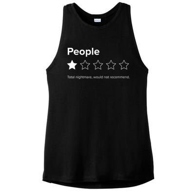 People One Star Total Nightmare Would Not Recommend Ladies PosiCharge Tri-Blend Wicking Tank