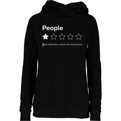 People One Star Total Nightmare Would Not Recommend Womens Funnel Neck Pullover Hood