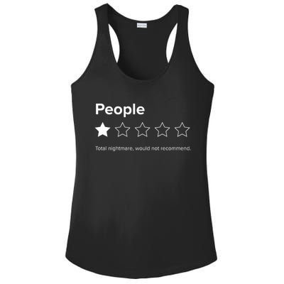 People One Star Total Nightmare Would Not Recommend Ladies PosiCharge Competitor Racerback Tank