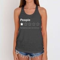 People One Star Total Nightmare Would Not Recommend Women's Knotted Racerback Tank