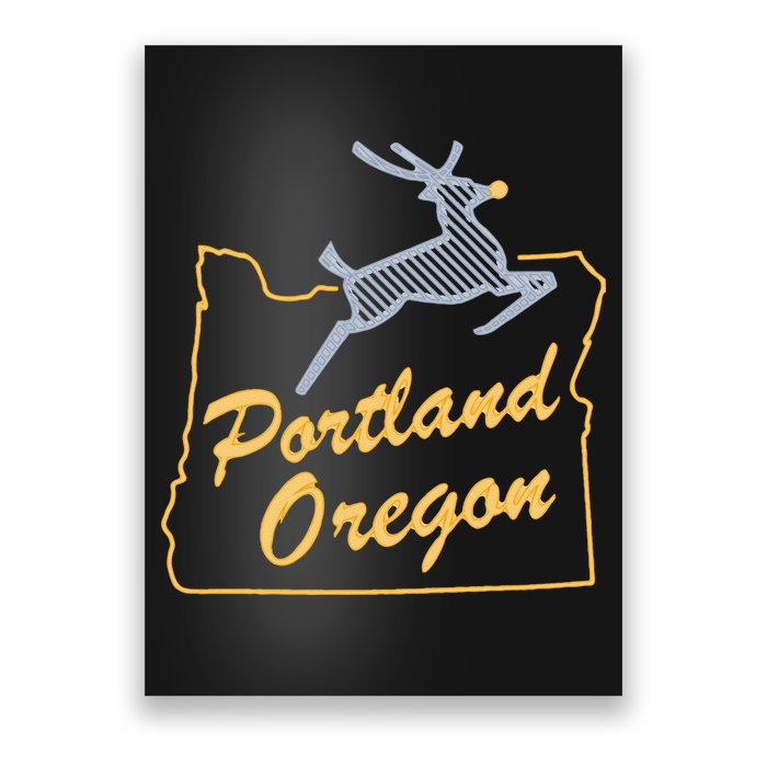 Portland Oregon Swea Poster