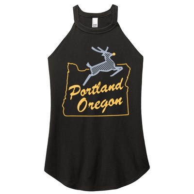 Portland Oregon Swea Women's Perfect Tri Rocker Tank