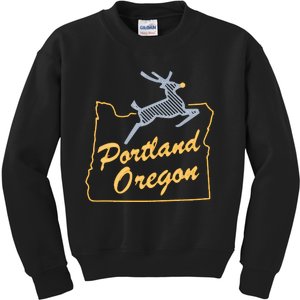 Portland Oregon Swea Kids Sweatshirt